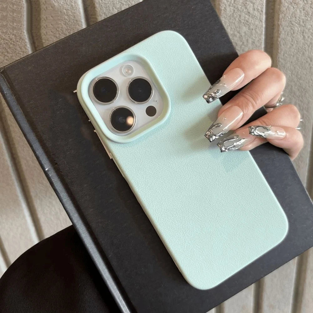 Leather Shockproof iPhone Case