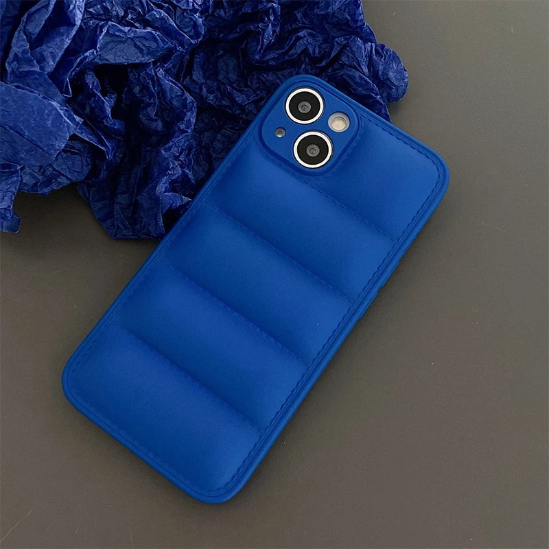 Puffer Style Silicone Case