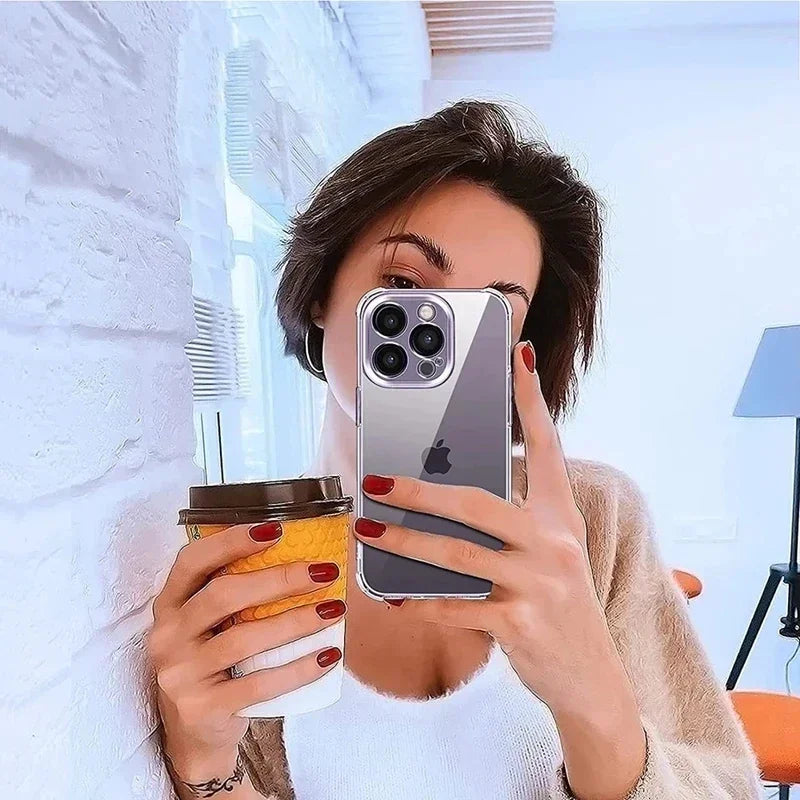 Clear Shockproof Lens Case