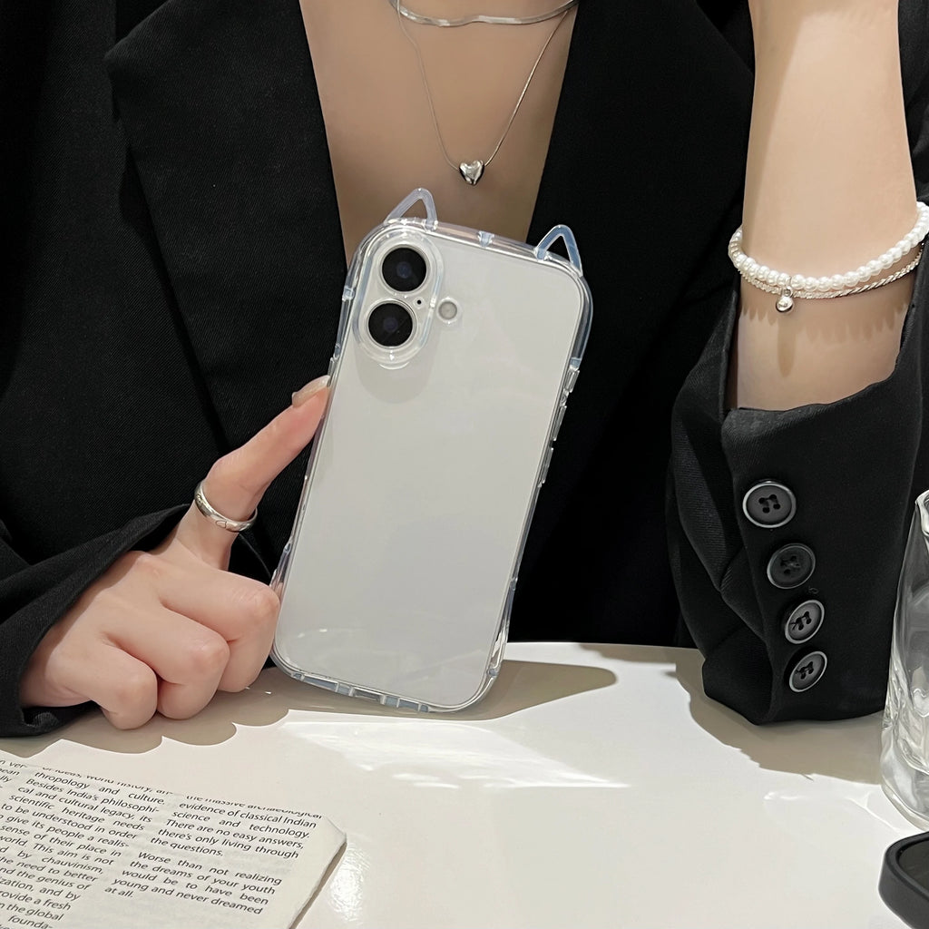 Cute Cat Ear Silicone Case