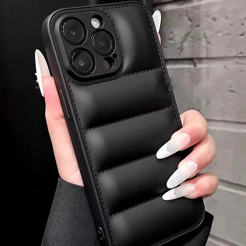 Puffer Style Silicone Case