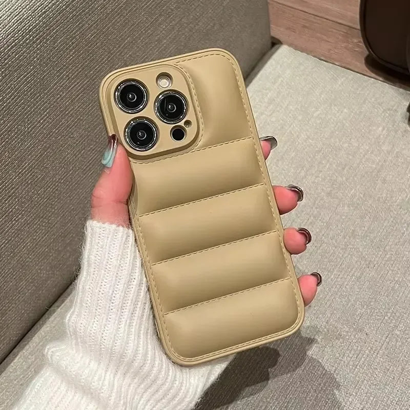 Puffer Style Silicone Case