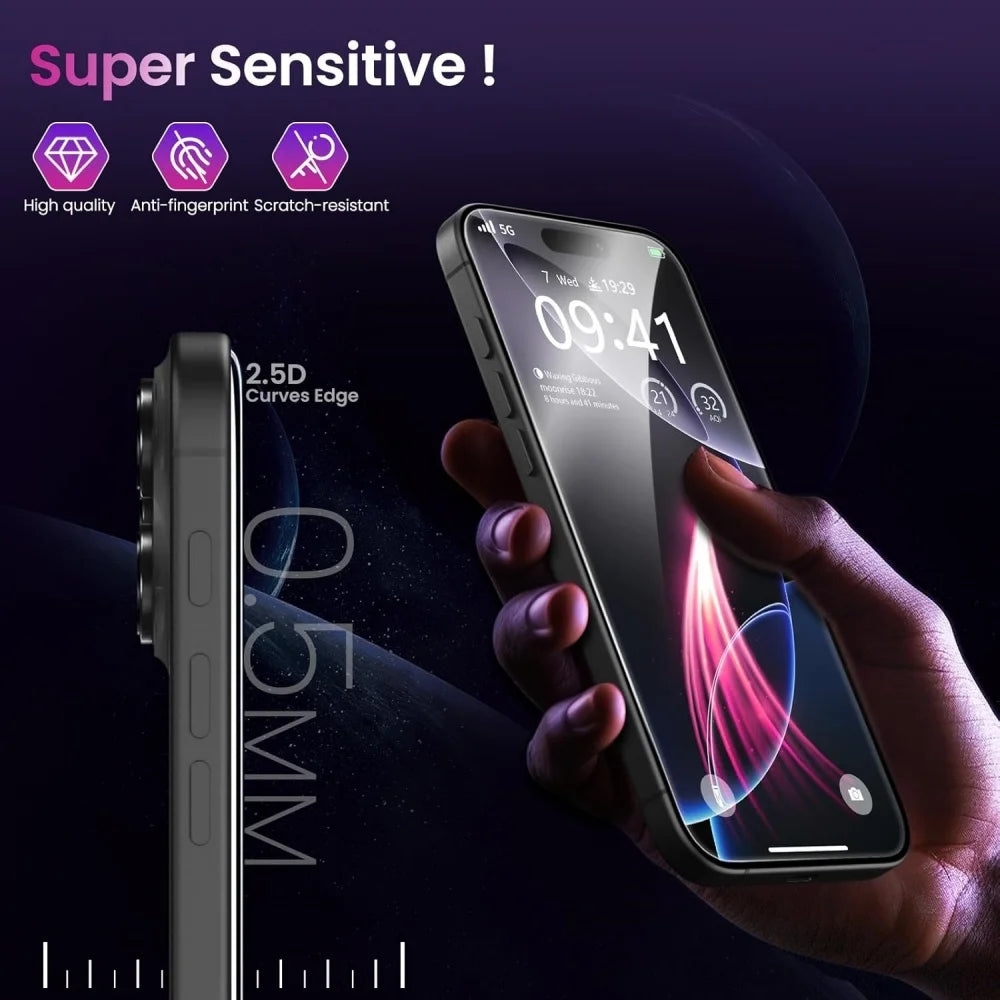 HD Tempered Glass (1–5 Pack)
