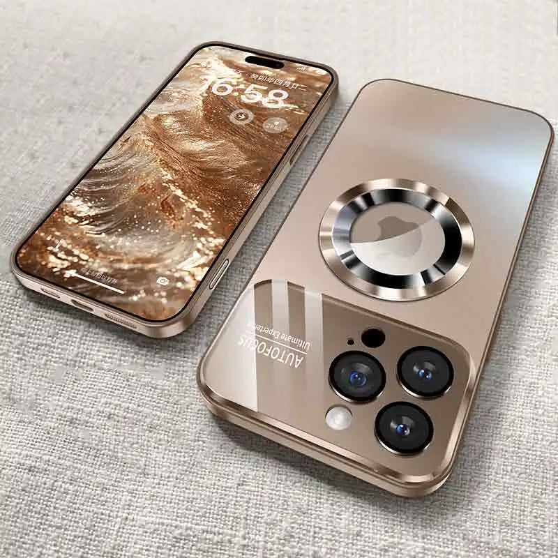 Luxury MagSafe Glass Case