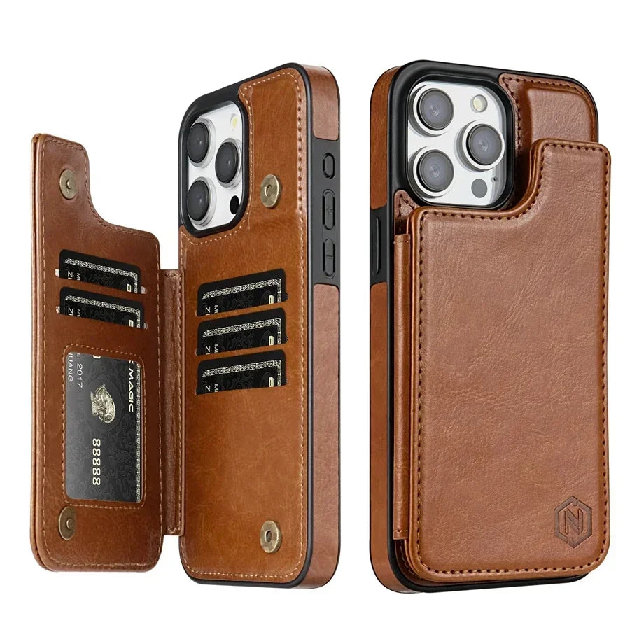 RFID Wallet Leather Case