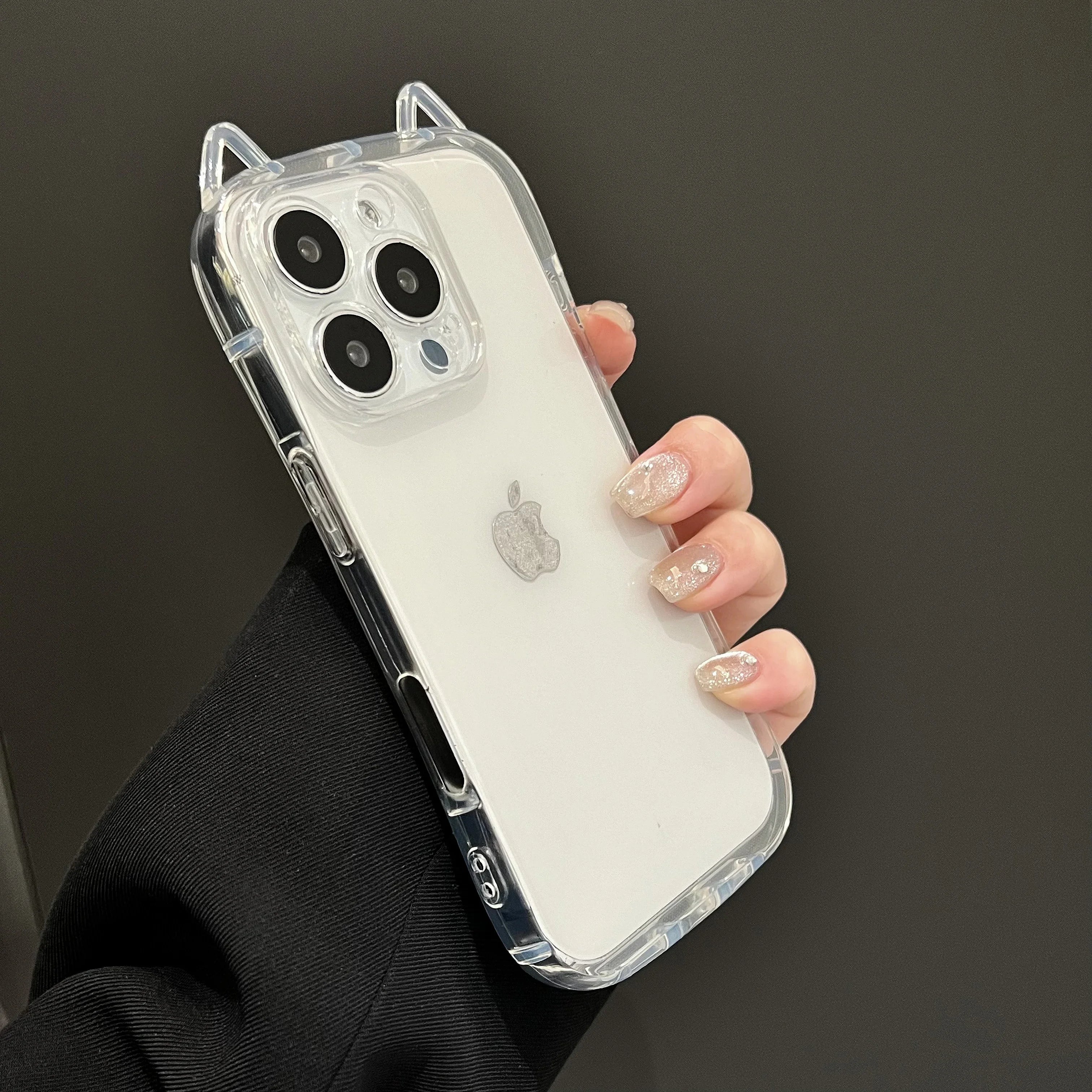 Cute Cat Ear Silicone Case