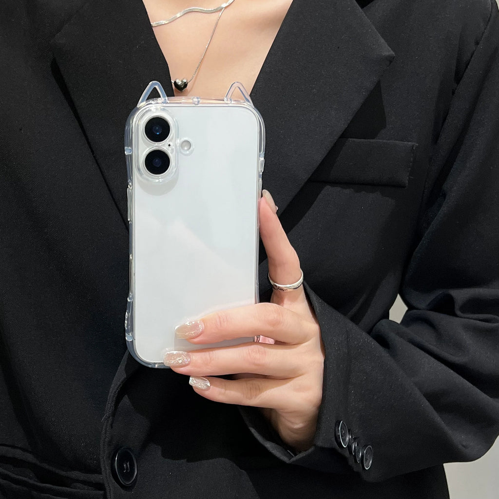 Cute Cat Ear Silicone Case