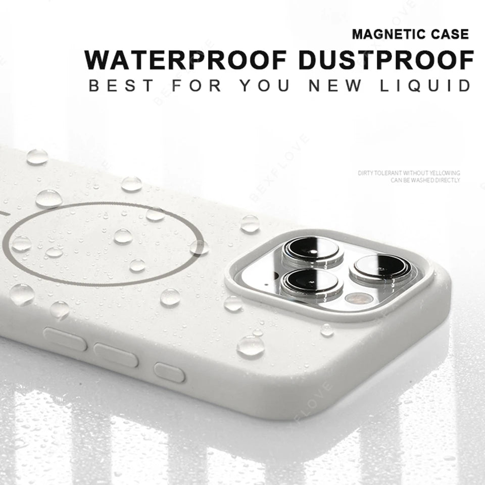 MagSafe Silicone Case with Strap