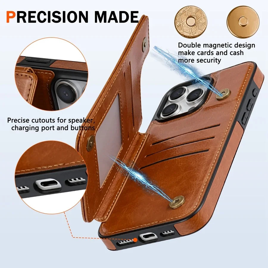 RFID Wallet Leather Case