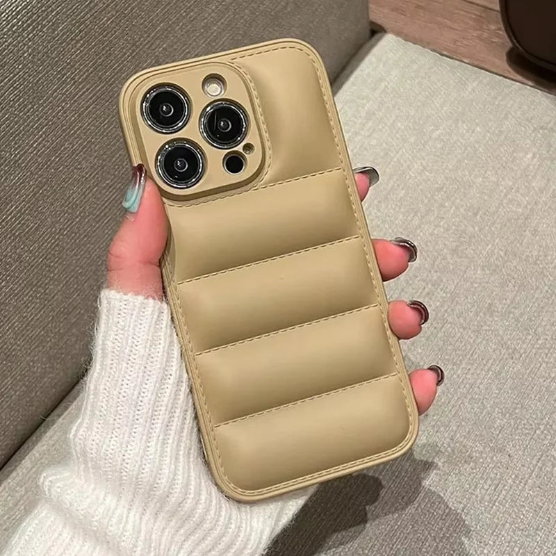 Puffer Style Silicone Case