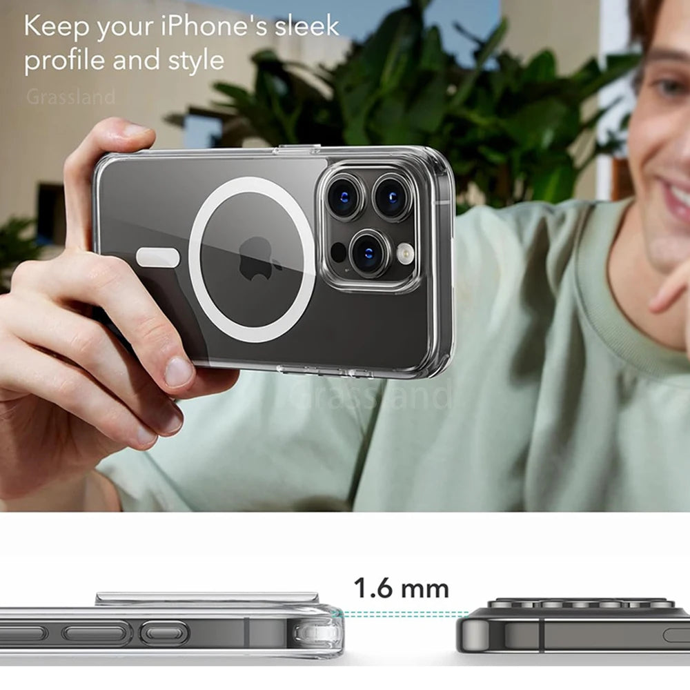 MagSafe Magnetic Clear Case (Luxury)