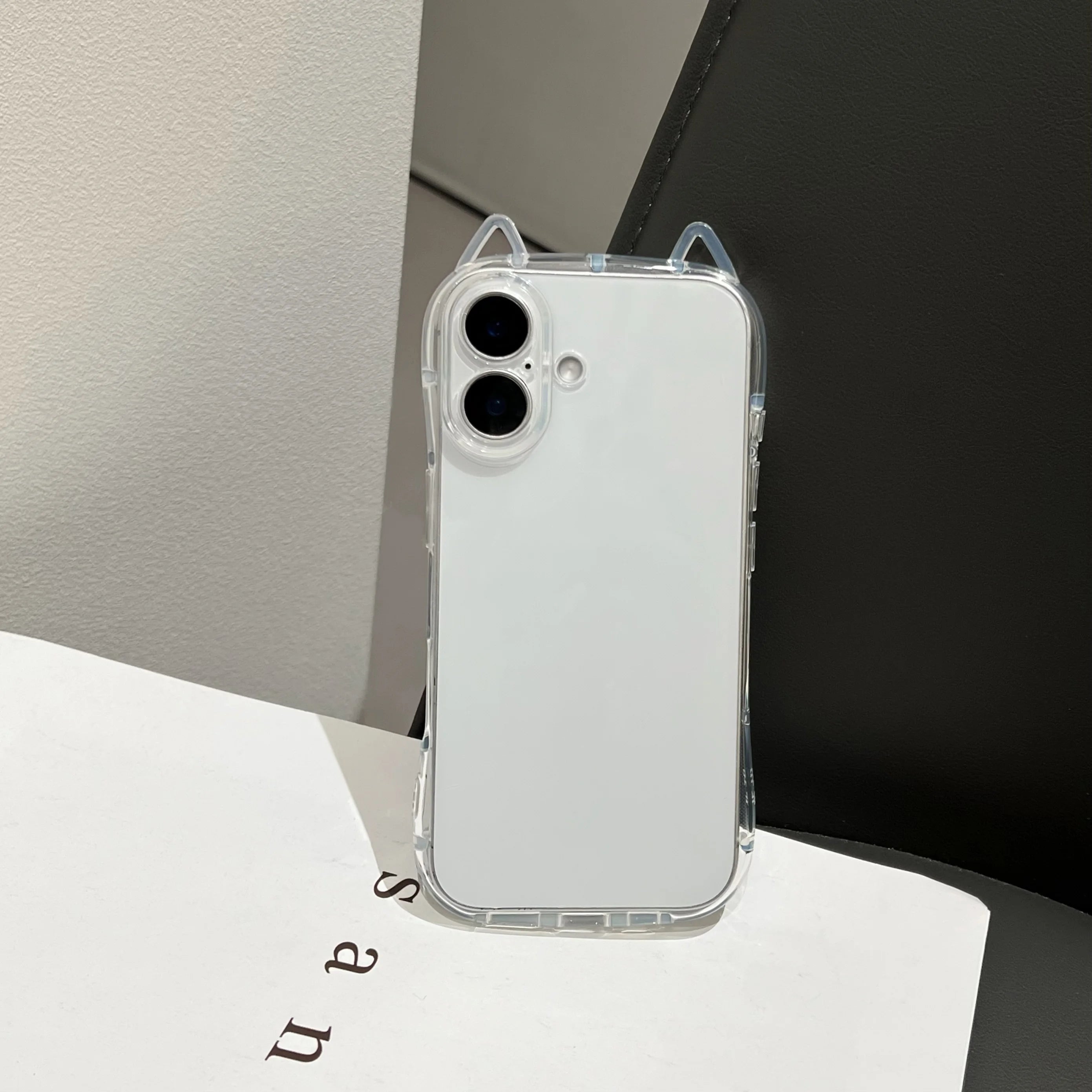 Cute Cat Ear Silicone Case