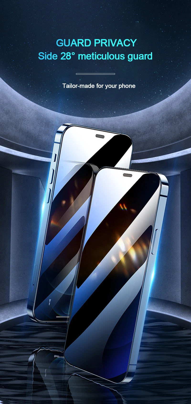 Privacy Screen Protector (1–4 Pack)