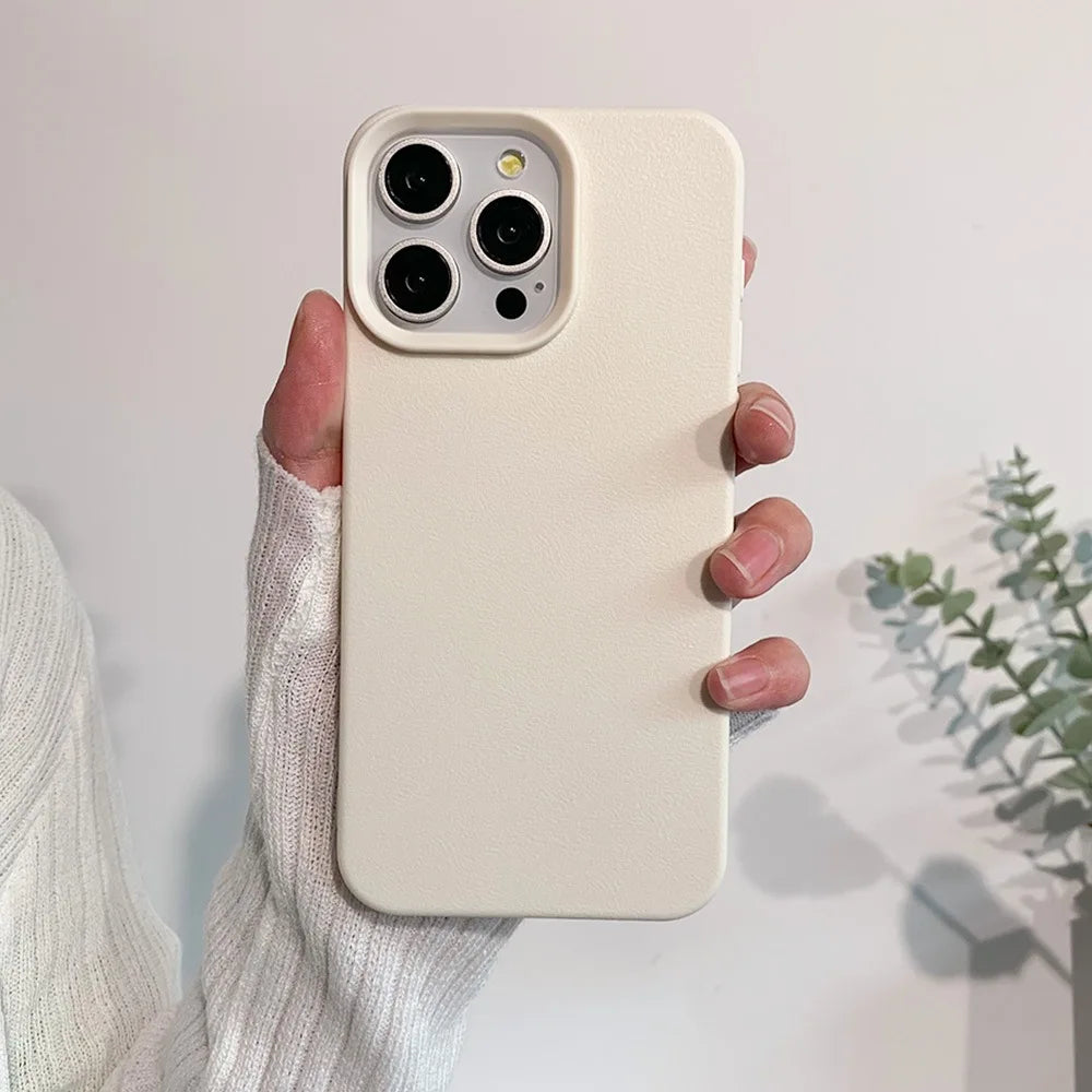 Leather Shockproof iPhone Case