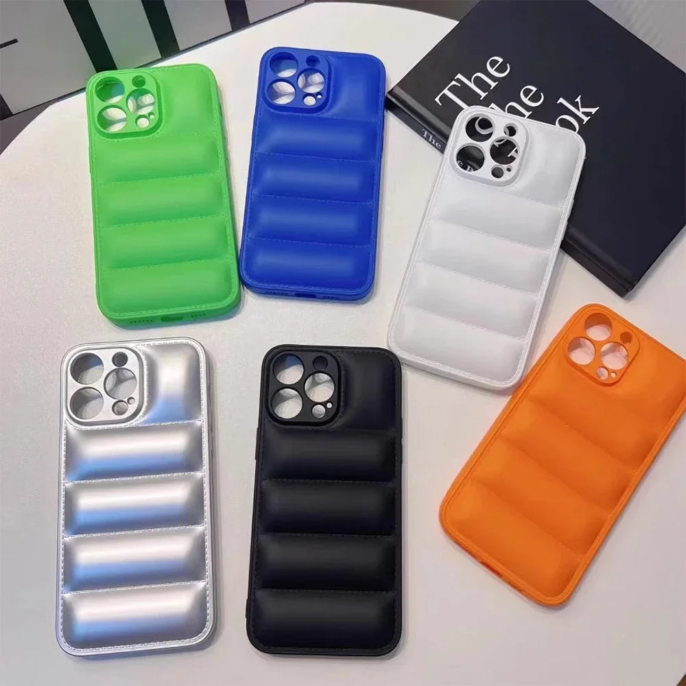 Puffer Style Silicone Case