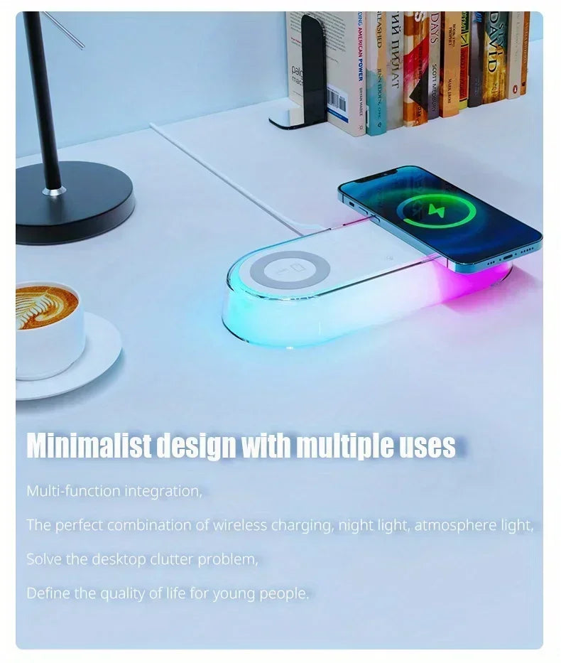 3-in-1 Wireless Charger 30W Fast Charge