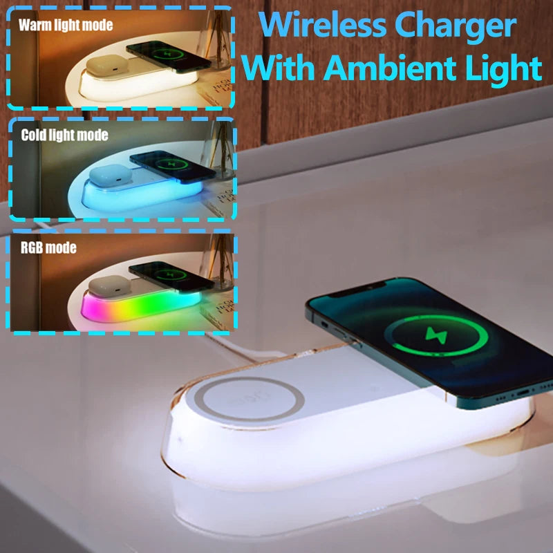 3-in-1 Wireless Charger 30W Fast Charge
