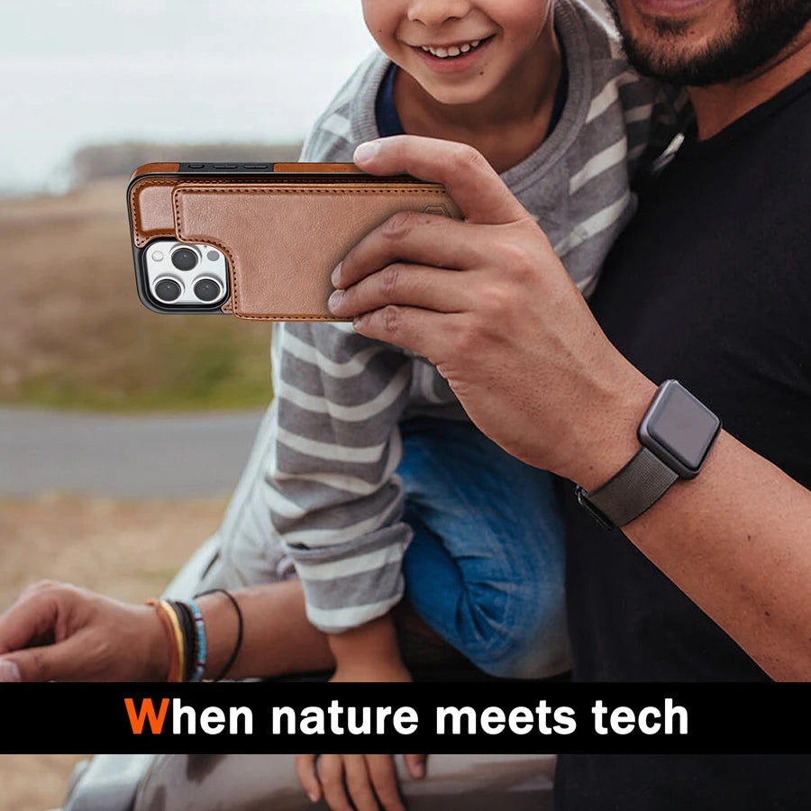 RFID Wallet Leather Case
