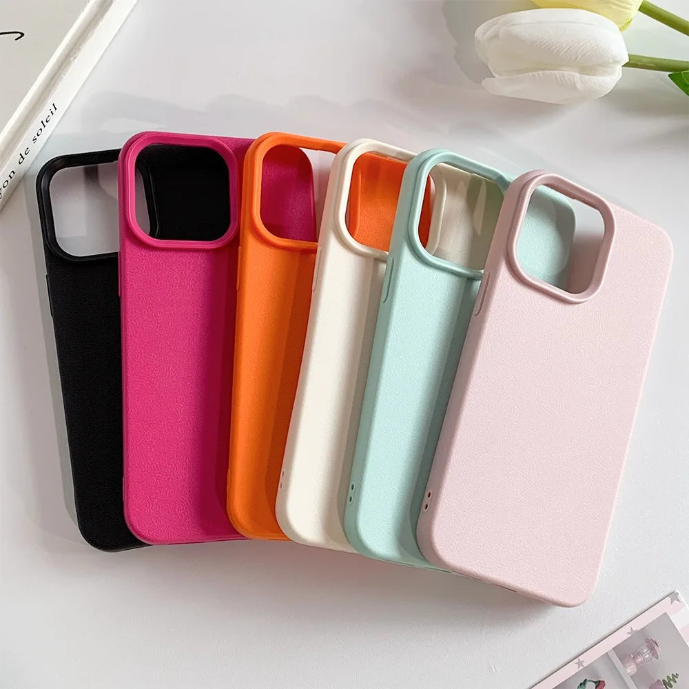 Leather Shockproof iPhone Case
