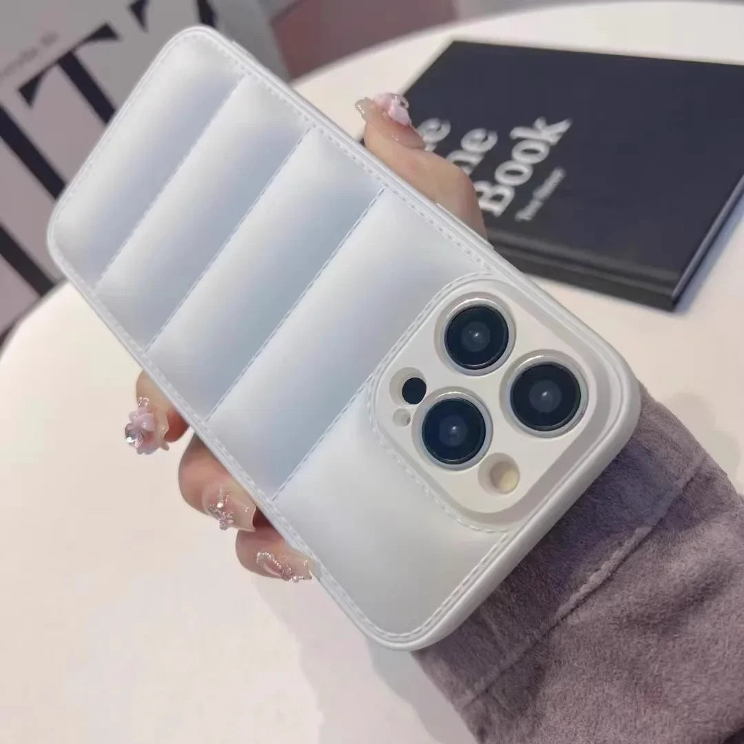 Puffer Style Silicone Case