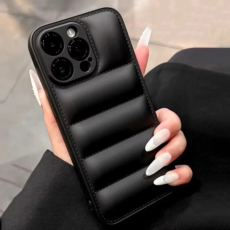 Puffer Style Silicone Case
