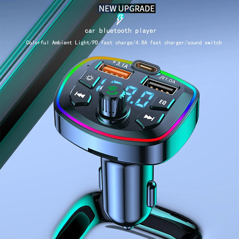Bluetooth 5.0 FM Transmitter Car Charger