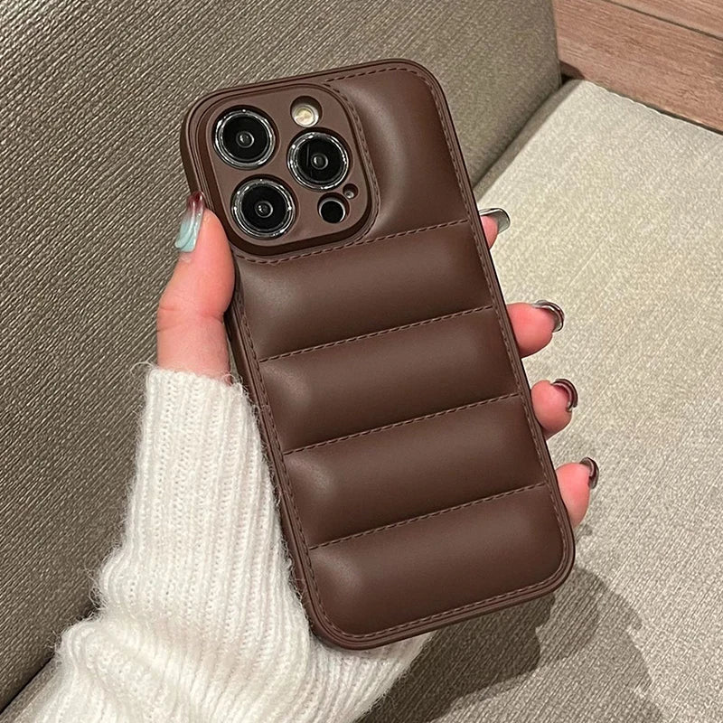 Puffer Style Silicone Case