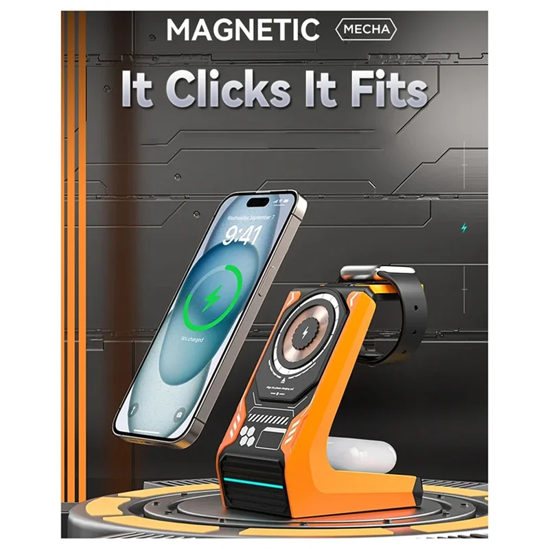 3-in-1 MagSafe Wireless Charging Station