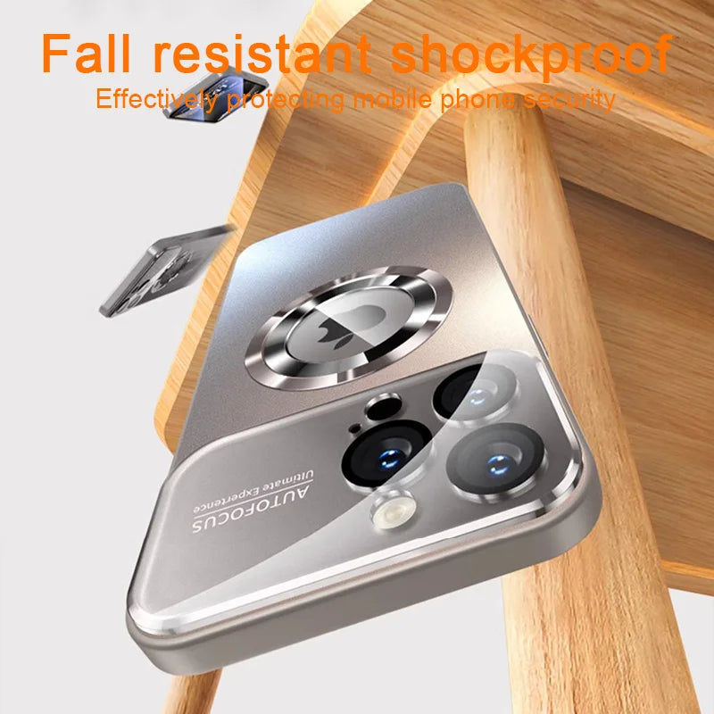 Luxury MagSafe Glass Case