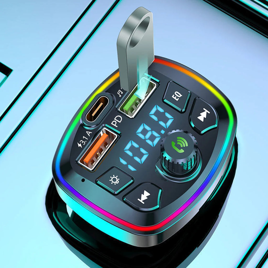 Bluetooth FM Transmitter Car MP3 Charger