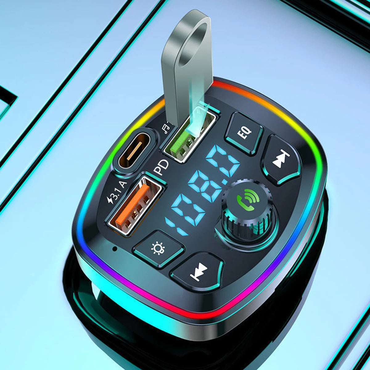 Bluetooth FM Transmitter Car MP3 Charger