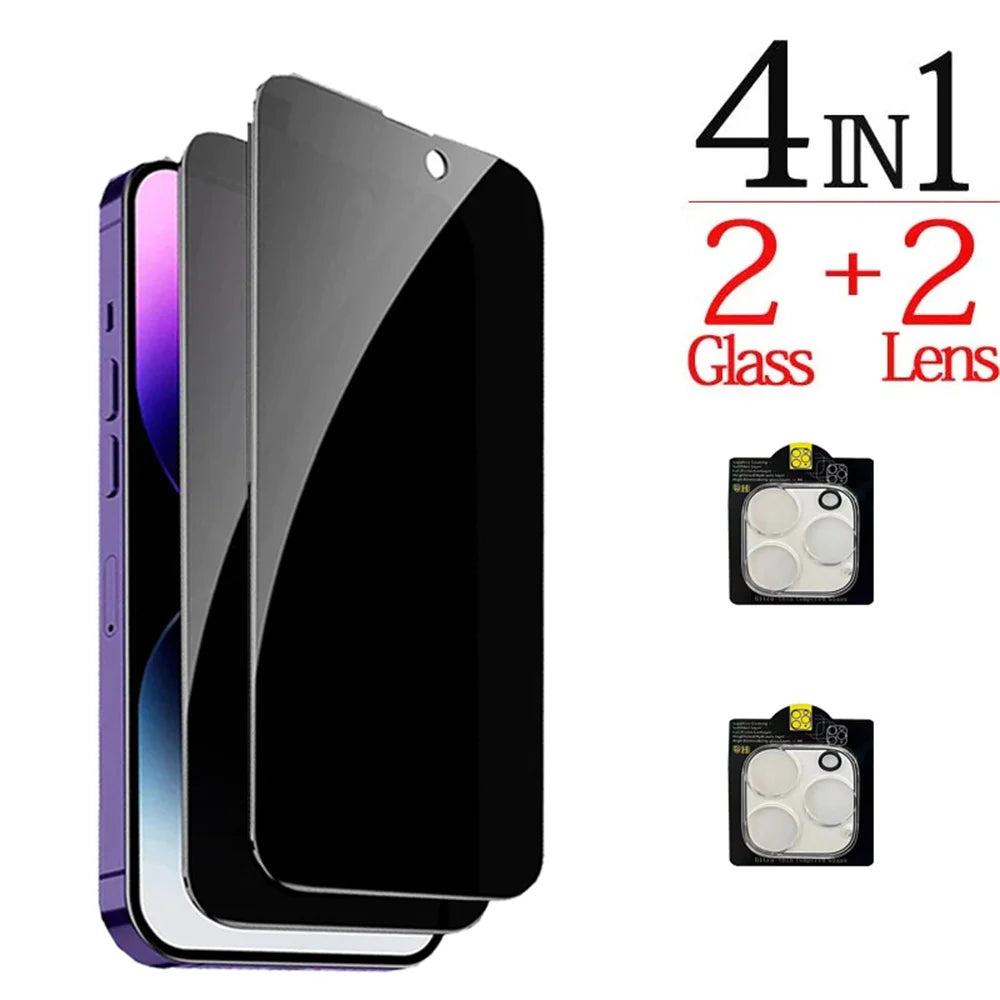 iPhone Privacy Screen Protector (1–4 Pack)