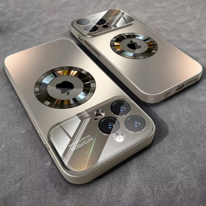 Luxury MagSafe Glass Case